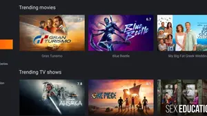 Waka TV trending movies row with film posters